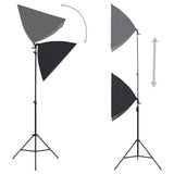 Zestaw do studia fotograficznego Vidaxxl ze światłami softbox, tłem i reflektorem