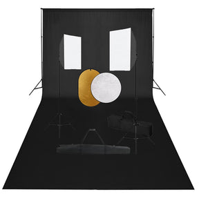 Zestaw do studia fotograficznego Vidaxxl ze światłami softbox, tłem i reflektorem