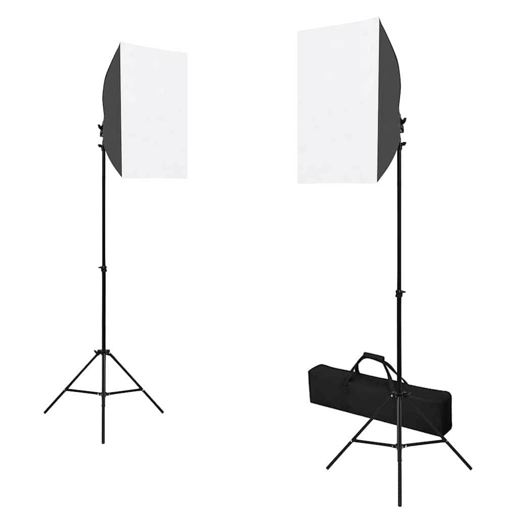 Zestaw do studia fotograficznego Vidaxxl ze światłami softbox, tłem i reflektorem
