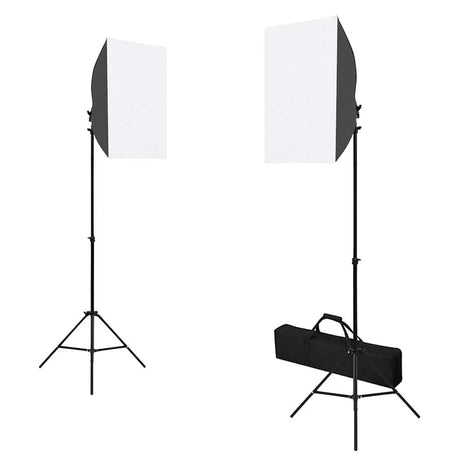 Zestaw do studia fotograficznego Vidaxxl ze światłami softbox, tłem i reflektorem