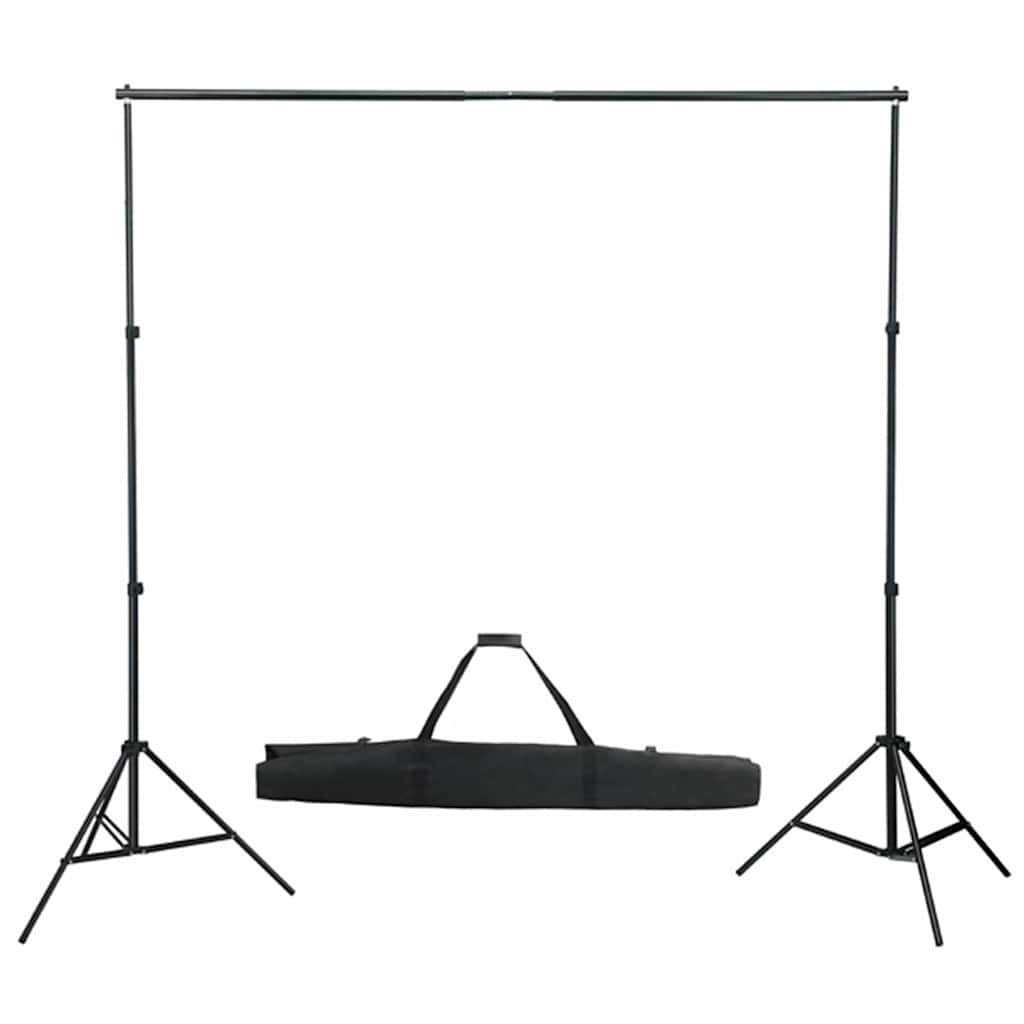 Zestaw do studia fotograficznego Vidaxl z lampami, parasolami, tłem i reflektorem