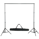 Zestaw do studia fotograficznego Vidaxl z lampami, parasolami, tłem i reflektorem