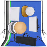 Zestaw do studia fotograficznego Vidaxxl ze światłami softbox, tłem i reflektorem