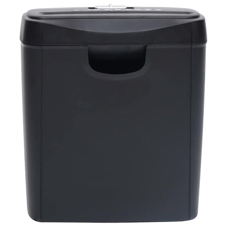 Vidaxl Paper Shredder 6 stron Stripcut Black