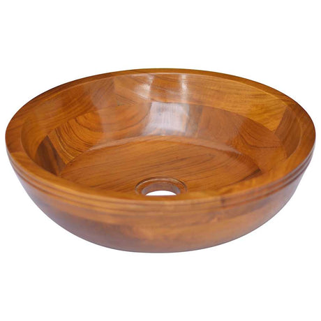 Umywalka Vidaxx ø40x10 cm z litego drewna tekowego