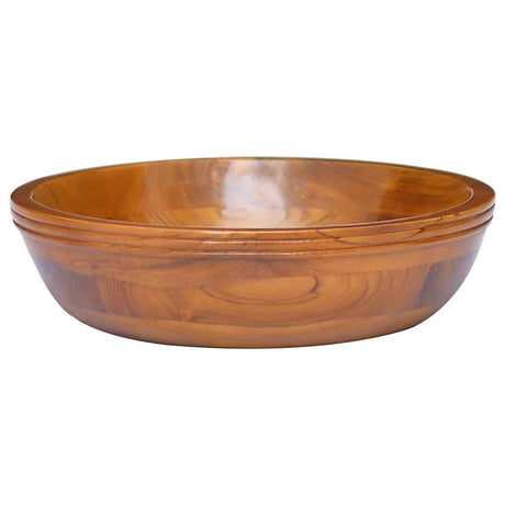 Umywalka Vidaxx ø40x10 cm z litego drewna tekowego