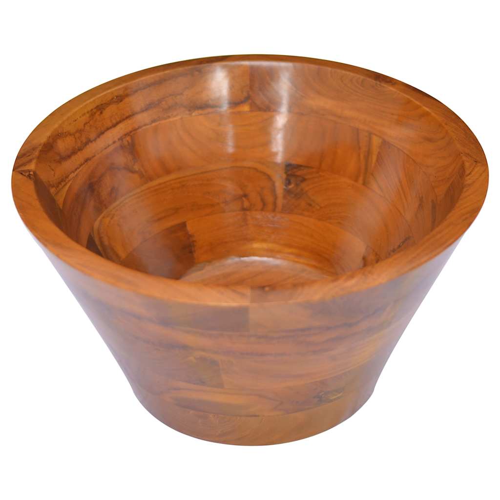 Umywalka Vidaxx ø40x20 cm z litego drewna tekowego