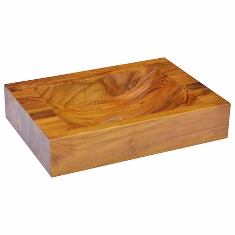 Umywalka Vidaxx 50x35x10 cm z litego drewna tekowego