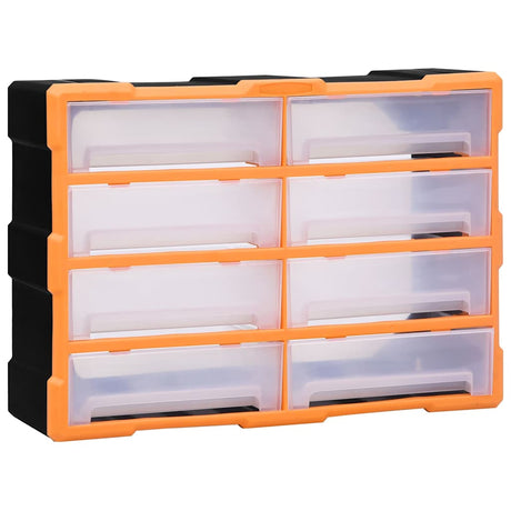 Vidaxl Organizer z 8 dużymi szufladami 52x16x37 cm