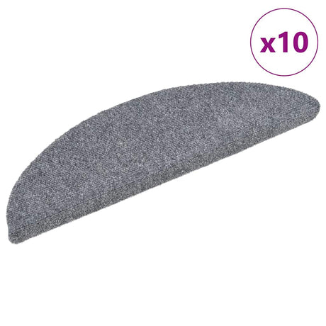Maty schodów vidaxl samookieśnicze 10 St 56x17x3 cm igła poczuła się jasnoszary