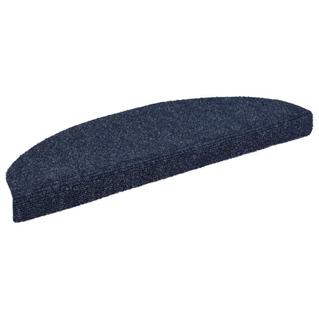Schody vidaxl samozwańczy 5 sztuk 65x21x4 cm niebieskie półroczki duże
