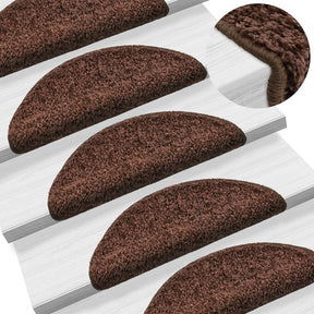 Vidaxl Stair Mats 5 ST 56X17X3 CM Brown