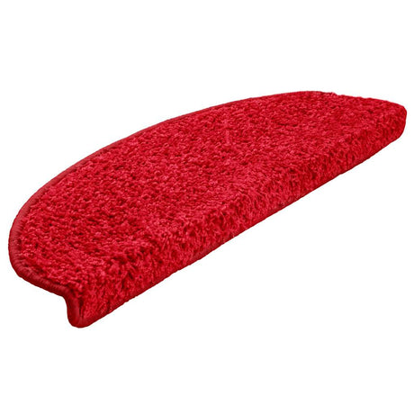 VidaXL maty schodowe 10 szt. 65x21x4 cm czerwone półokrągłe duże