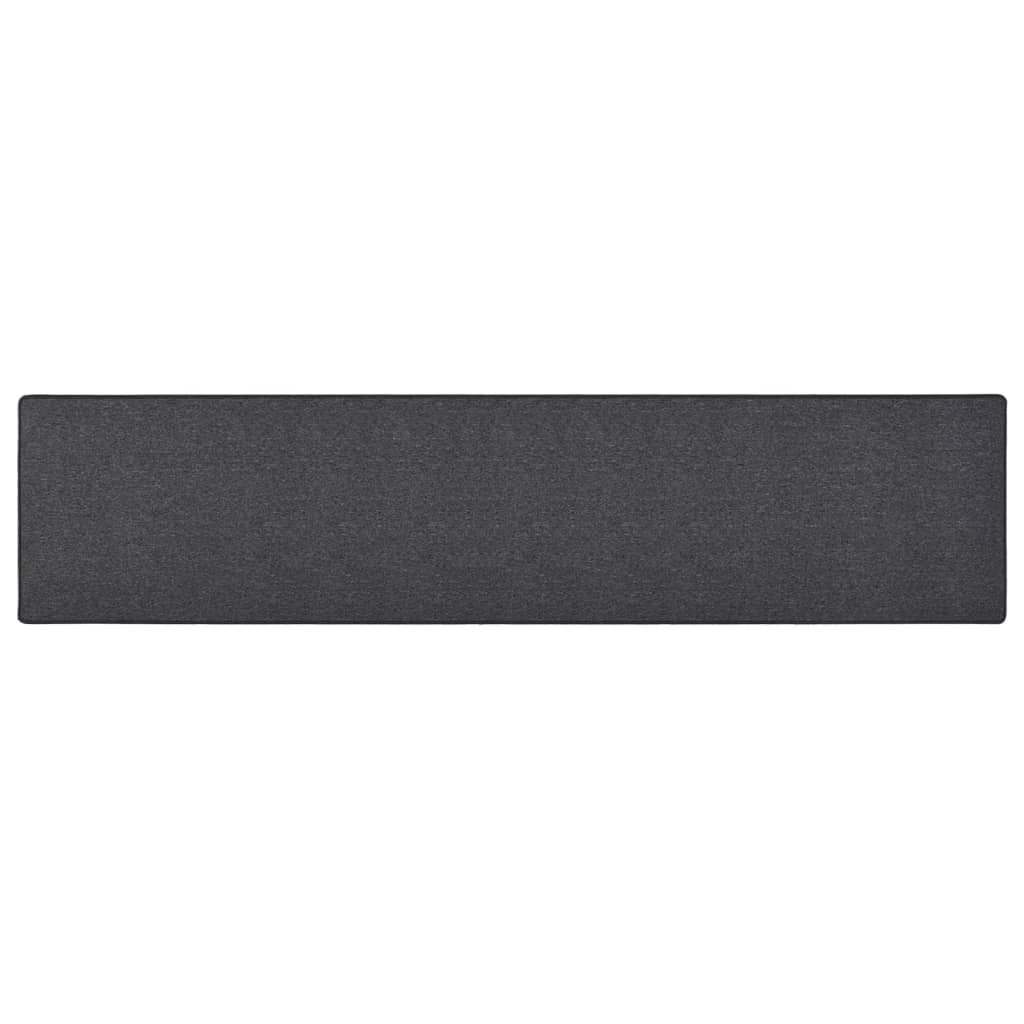 Vidaxl dywan biegacz 50x250 cm antracyt -kolan