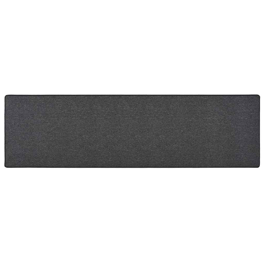 Vidaxl dywan biegacz 80x300 cm antracyt -kolorowy