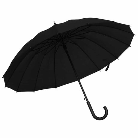 Vidaxl parasol automatyczny 105 cm czarny