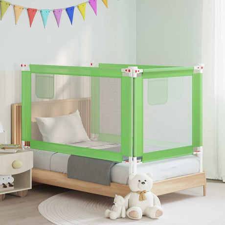 Mapa łóżka Vidaxl Toddler 140x25 cm tkanina zielona