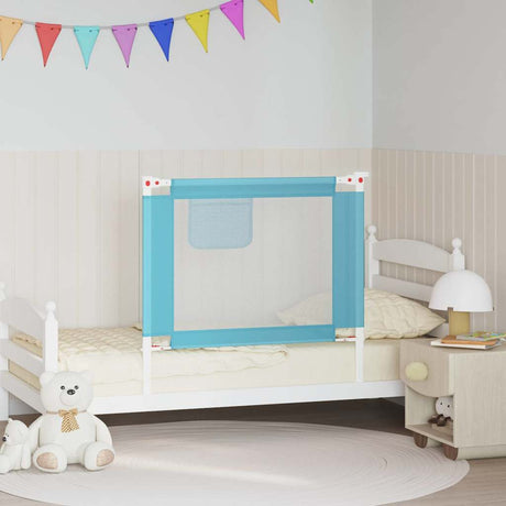 Mapa łóżka Vidaxl Toddler 90x25 cm Tkanina niebieska