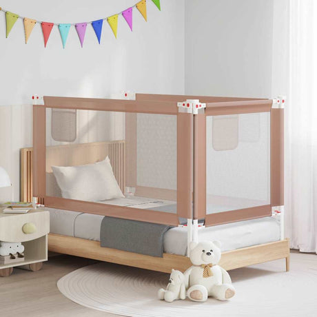 Vidaxl bedhek maluch 140x25 cm tkanina taupe