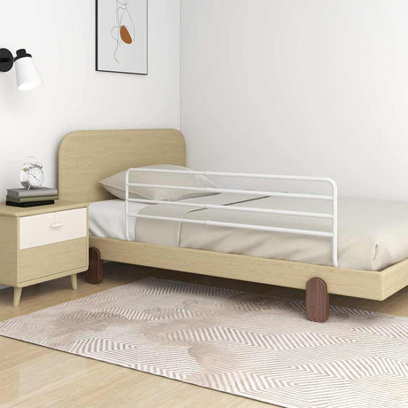 Vidaxl Bedhek Toddler (76-137) x55 cm żelaza biała