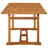 Vidaxl tuintafel 180x90x75 cm massief acaciahout