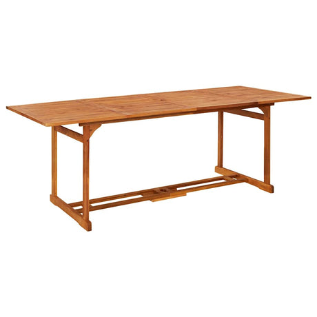 Vidaxl tuintafel 220x90x75 cm massief acaciahout