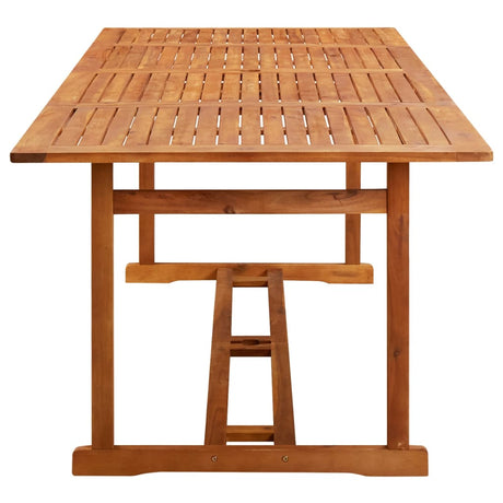 Vidaxl tuintafel 220x90x75 cm massief acaciahout