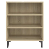 Vidaxl dressoir 57x35x70 cm bewerkt hout sonoma eikenkleurig