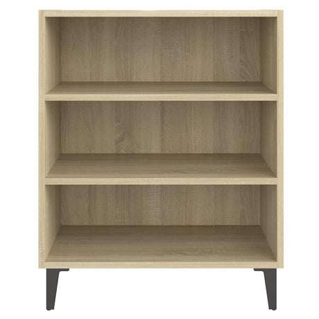 Vidaxl dressoir 57x35x70 cm bewerkt hout sonoma eikenkleurig