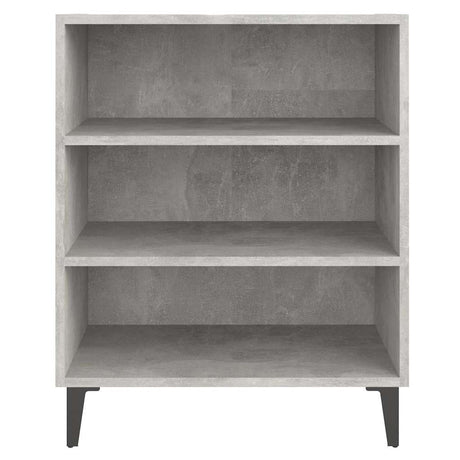 Vidaxl dressoir 57x35x70 cm bewerkt hout betongrijs