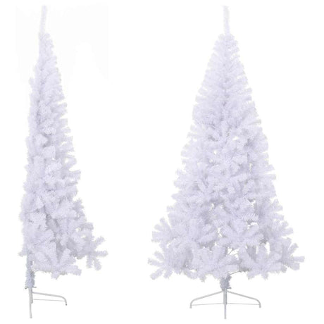 Vidaxl kunstkerstboom ze standardową połową 240 cm pvc zielony