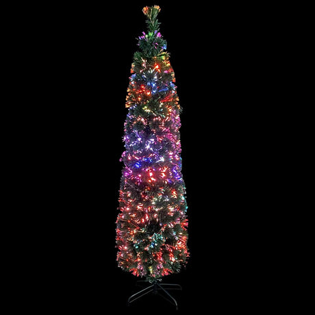 Vidaxl kunstkerstboom ze standardowym wąskim światłowodem 150 cm