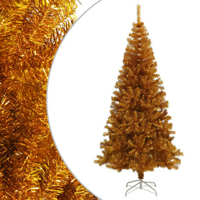 Vidaxl kunstkerstboom ze standardowym 240 cm złota