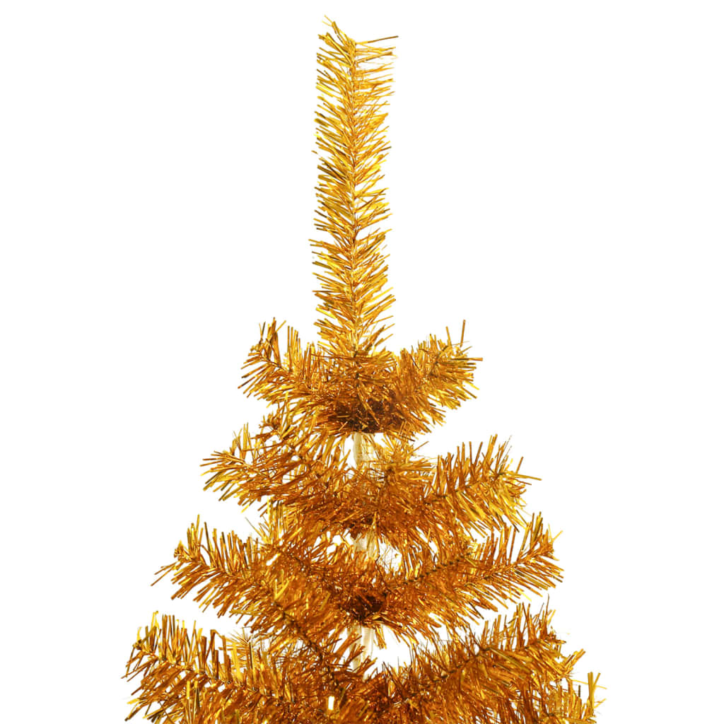 Vidaxl kunstkerstboom ze standardowym 240 cm złota