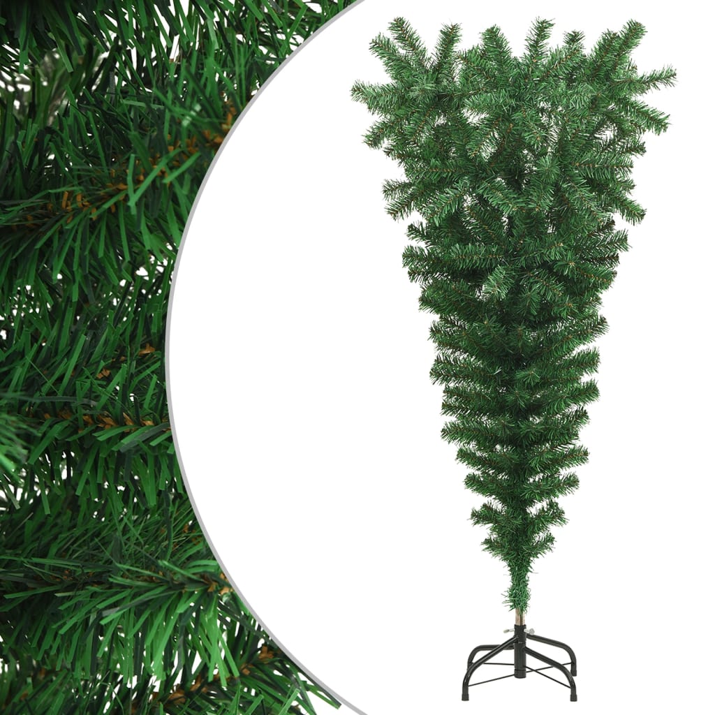Vidaxl Kunstkerstboom odwrócony o standardowe zielone 120 cm