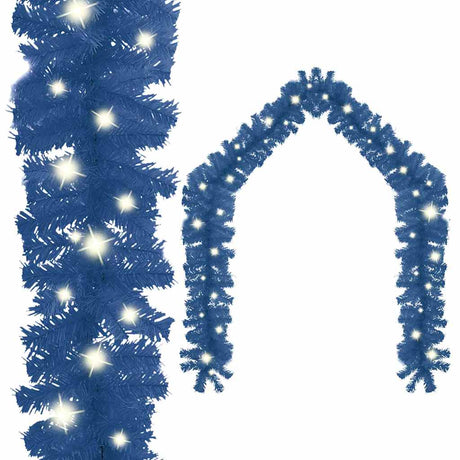 Vidaxl Christmas Garland ze światłami LED 10 m niebieski