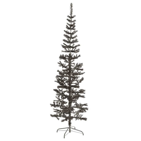 Vidaxl Choinka wąska 210 cm czarna