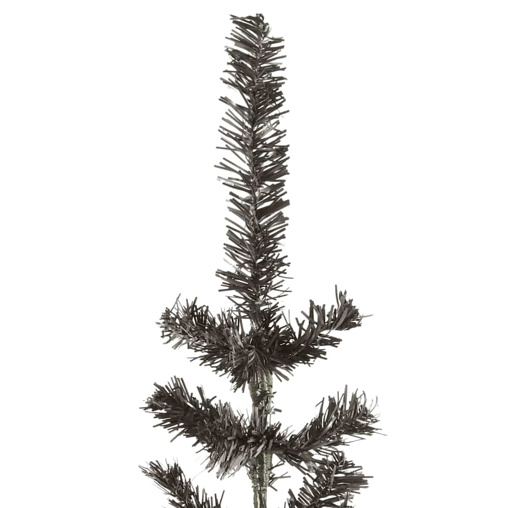 Vidaxl Choinka wąska 210 cm czarna