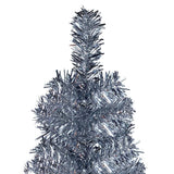 Vidaxl Choinka wąskie 120 cm srebrne