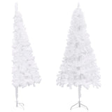 Vidaxl Kunstkerstboom Hoek 180 cm PVC White