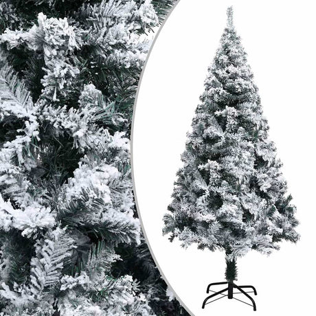 Vidaxl Kunstkerstboom ze śniegiem 120 cm zielonym