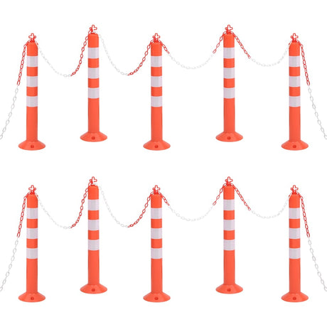 VIDAXL SHOLES Z łańcuchem 10 szt. 75 cm PE