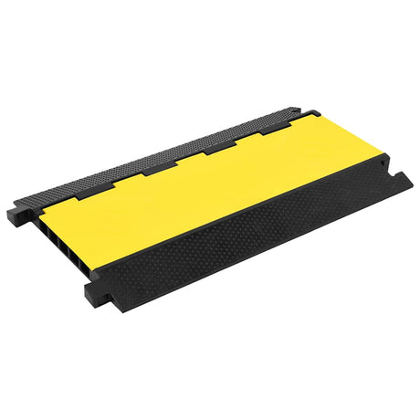 VIDAXL Cable Protector Próg z 5 tunelami 90 cm gumą