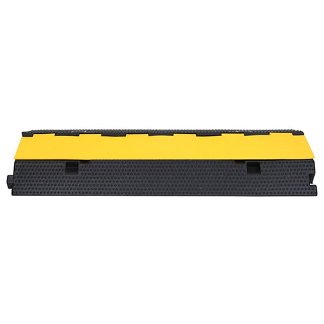 Vidaxl Cable Protectors Próg z 2 tunelami 2 szt. 100 cm gumą