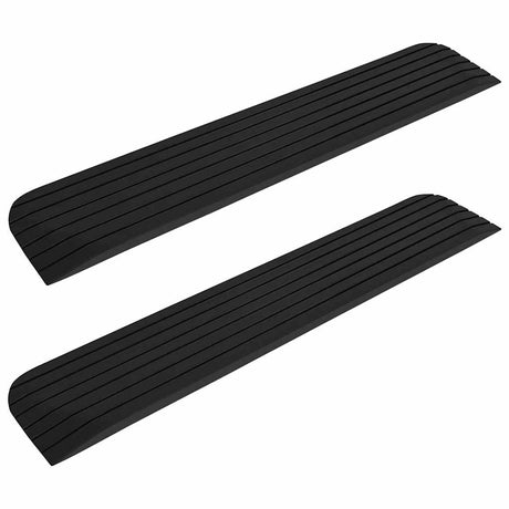 Vidaxl próg pomocy 2 szt. 110x21x2,5 cm guma