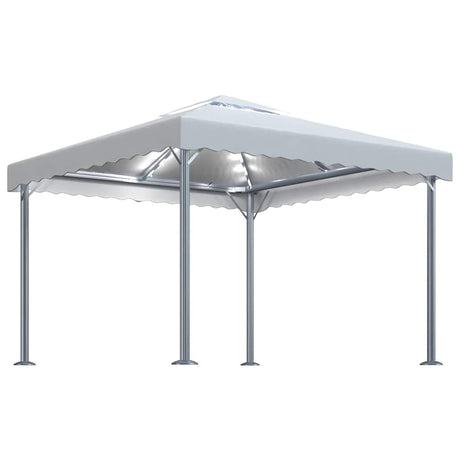 Altana Vidaxx z girlandą LED 300x300 cm aluminium, kremowa