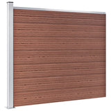 Vidaxl Panelu panelu ogrodzenia 872x146 cm HKC Brown