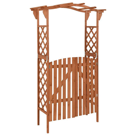 Vidaxl Pergola z portem 116x40x204 cm stałe sinewood