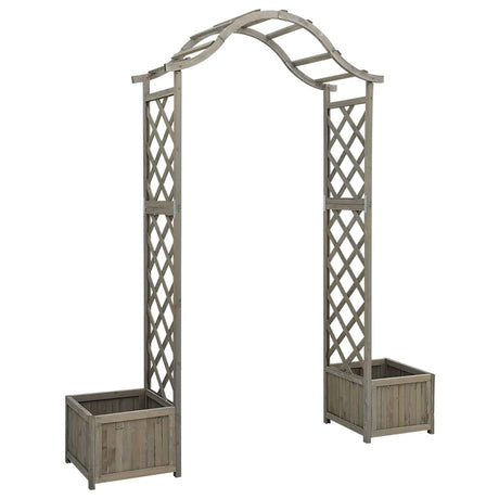 Vidaxl pergola z sadzacyjną sosną szarością