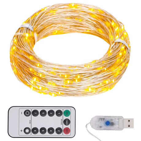 Vidaxl Light Garland z 150 diodami LED 15 m ciepła biała